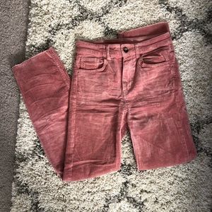 DIVIDED Pink Corduroy Pants